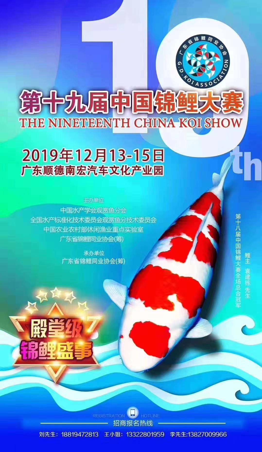 殿堂级盛事第十九届中国锦鲤大赛